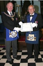 RW Bro Barrie Hall,PGM & W Bro Norman Manser