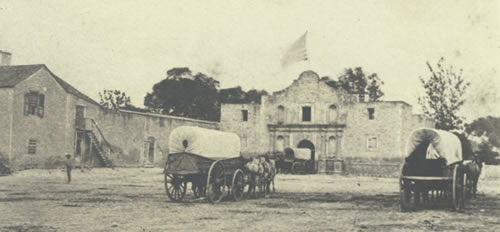 The Alamo circa 1850 The Alamo circa 1850