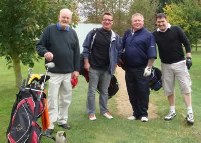 Participating golfers (l to r) WBro Robert Kerr, Simon Horth, Bro Dave Robertson & Ray McMillan Participating golfers (l to r) WBro Robert Kerr, Simon Horth, Bro Dave Robertson & Ray McMillan