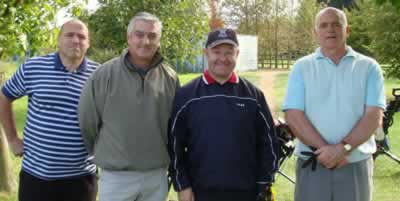 Participating golfers (l to r) Terry Jackson, WBro Glenn Harman, Bro Aaron Devenney & Jeff Connersby Participating golfers (l to r) Terry Jackson, WBro Glenn Harman, Bro Aaron Devenney & Jeff Connersby