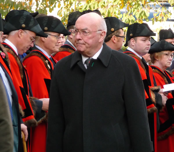 Provincial Grand Master at Remembrance Day Parade