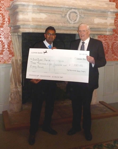 (l to r) Nilesh Patel & WBro Bob Beeton